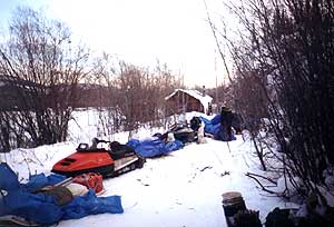 Camp on the Stewart River